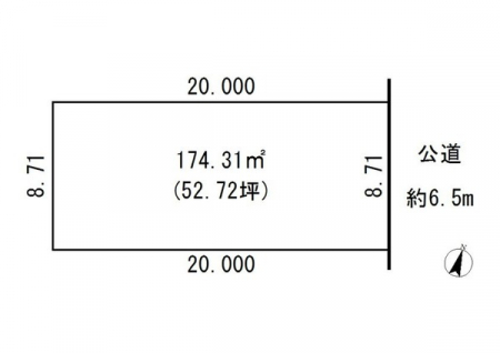 間取り図　【価格】4880万円●土地面積：174.31平方メートル（52.72坪）