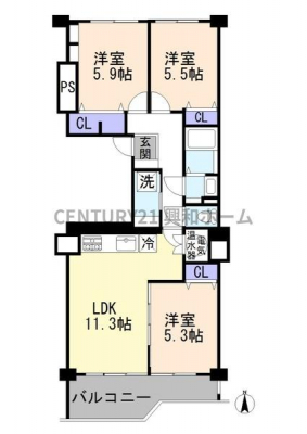 �Ԏ��}�@�y���i�z1890���~���Ԏ��F3LDK����L�ʐρF70.28�������[�g�����o���R�j�[�ʐρF7.72�������[�g�����\���F�S�؃R���N���[�g8�K��7�K�������Ǘ��`�ԁF�S���ϑ��E����