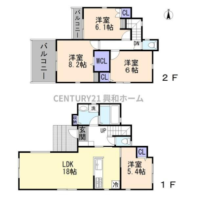 �Ԏ��}�@�y1�����z5080���~���y�n�ʐρF112.68�������[�g���i34.08�؁j�������ʐρF97.91�������[�g���i29.61�؁j���Ԏ�F4LDK���z�N���F2026�N4�����{�����\��