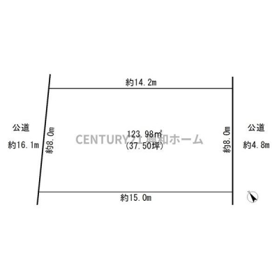 �Ԏ��}�@�y���i�z1680���~���y�n�ʐρF123.98�������[�g���i37.50�؁j���ؒP���F44.8���~���p�r�n��F�ߗ׏��ƒn�恜���؂����F80�����e�ϗ��F200��